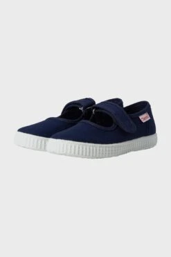 Cienta Navy Velcro Mary Janes