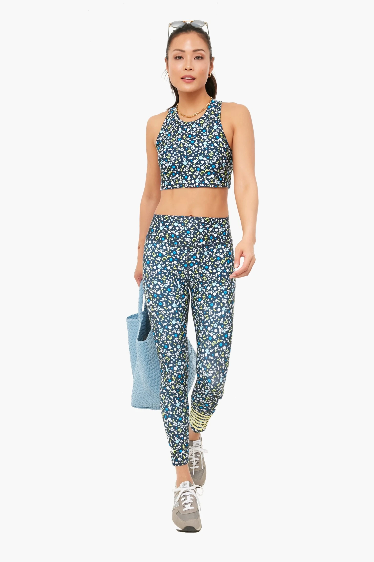 Courtside Floral Logan Sports Bra 2 Courtside Floral Logan Sports Bra - Image 2