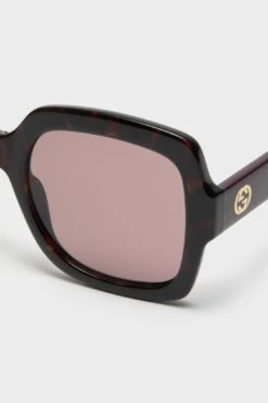 Havana Gucci Logo Squared Sunglasses -Loeffler Randall Store 0idLqXLzewt998EtQHgnSLMTTSHFn1wa 1