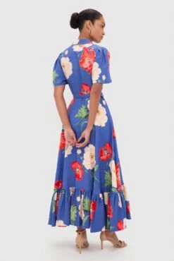 Poppy Print Becca Short Sleeve Midi Dress 9 Poppy Print Becca Short Sleeve Midi Dress -Loeffler Randall Store 10IRqitNWyhkhsa2bKak4LwUgJcCauYU 1