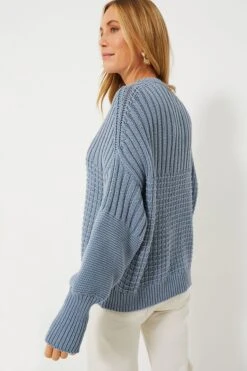 Dusty Blue Delcia Sweater -Loeffler Randall Store 12nFq23wGbt0C21zkZr1fFICMosyp14d 1