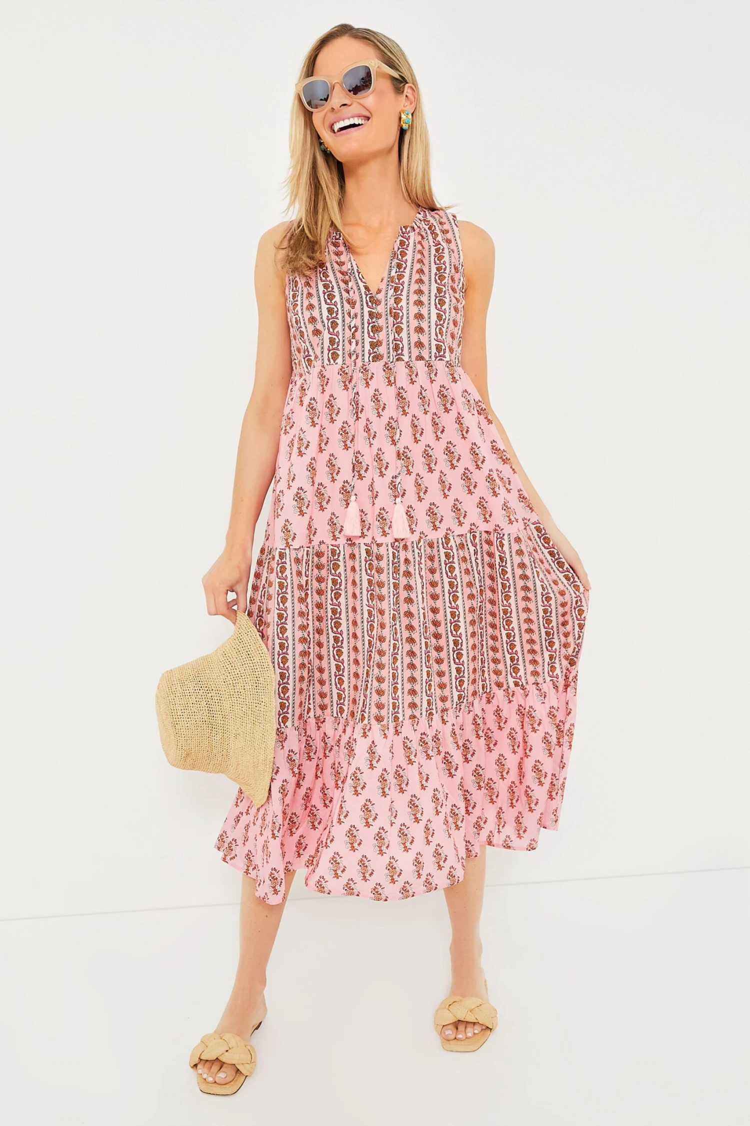 Pink Camellia Salty Paloma Caftan 3 Pink Camellia Salty Paloma Caftan - Image 3