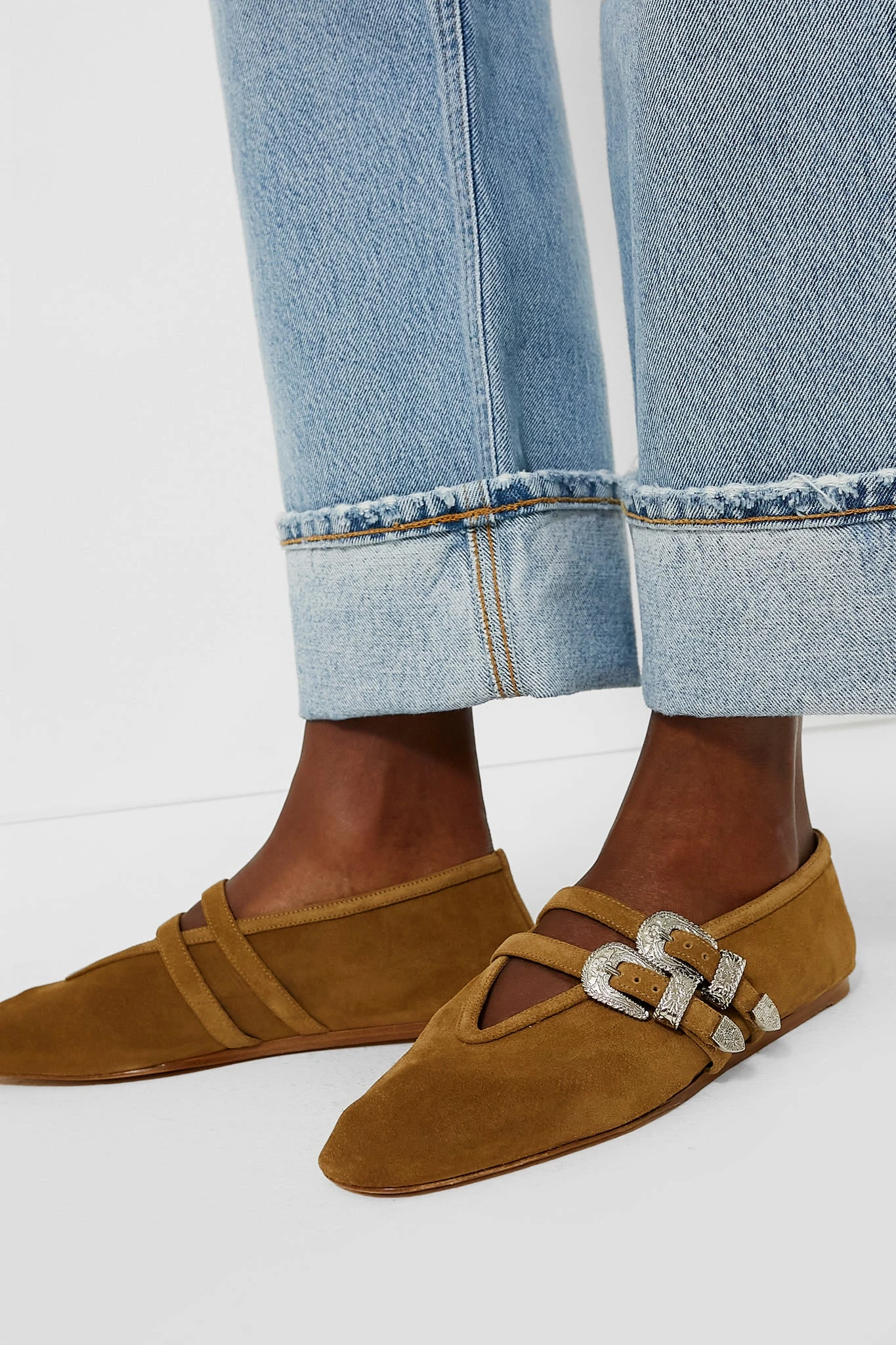 Taupe Claudia Ballet Slippers 3 Taupe Claudia Ballet Slippers - Image 3