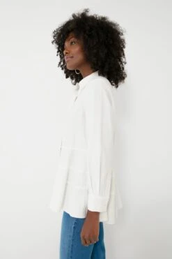 White Ashlen Blouse -Loeffler Randall Store 1XpReqCsLMwHni2aEz6g4CocAjIEqjw8 1