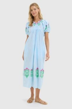 Loeffler Randall Store 9 Palladio Garden On Thin Stripe Sai Dress
