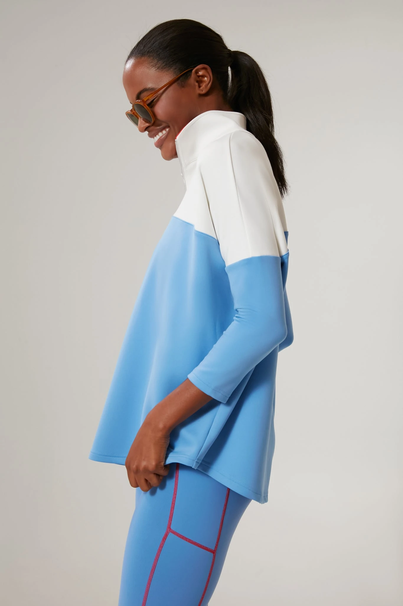 Boogie Down Blue Amelie Quarter Zip 5 Boogie Down Blue Amelie Quarter Zip - Image 5