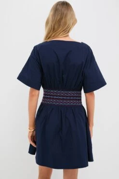 Staud Navy Amy Mini Dress 11 Staud Navy Amy Mini Dress -Loeffler Randall Store 1iYaND6VBK6FqJT4WhhSPeBrxwr1okBz 1