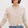 Sandstone Cashmere Riley Cardigan