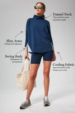 Navy And Breezy Blue Ally Swing Sweatshirt 8 Navy And Breezy Blue Ally Swing Sweatshirt -Loeffler Randall Store 26aakHPaUw9LjQ1RRCVuhcYhdt6BIhYJ 1