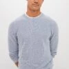Marine Layer Misty Heather Gray Sweater Tee