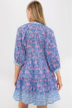 Blue Pink Printed Clara Mini Dress -Loeffler Randall Store 2daWJSCyLQVKXTpz87Wj8oTOxsCoIps0 1