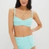 Seafoam Balconette High-Waist Bikini