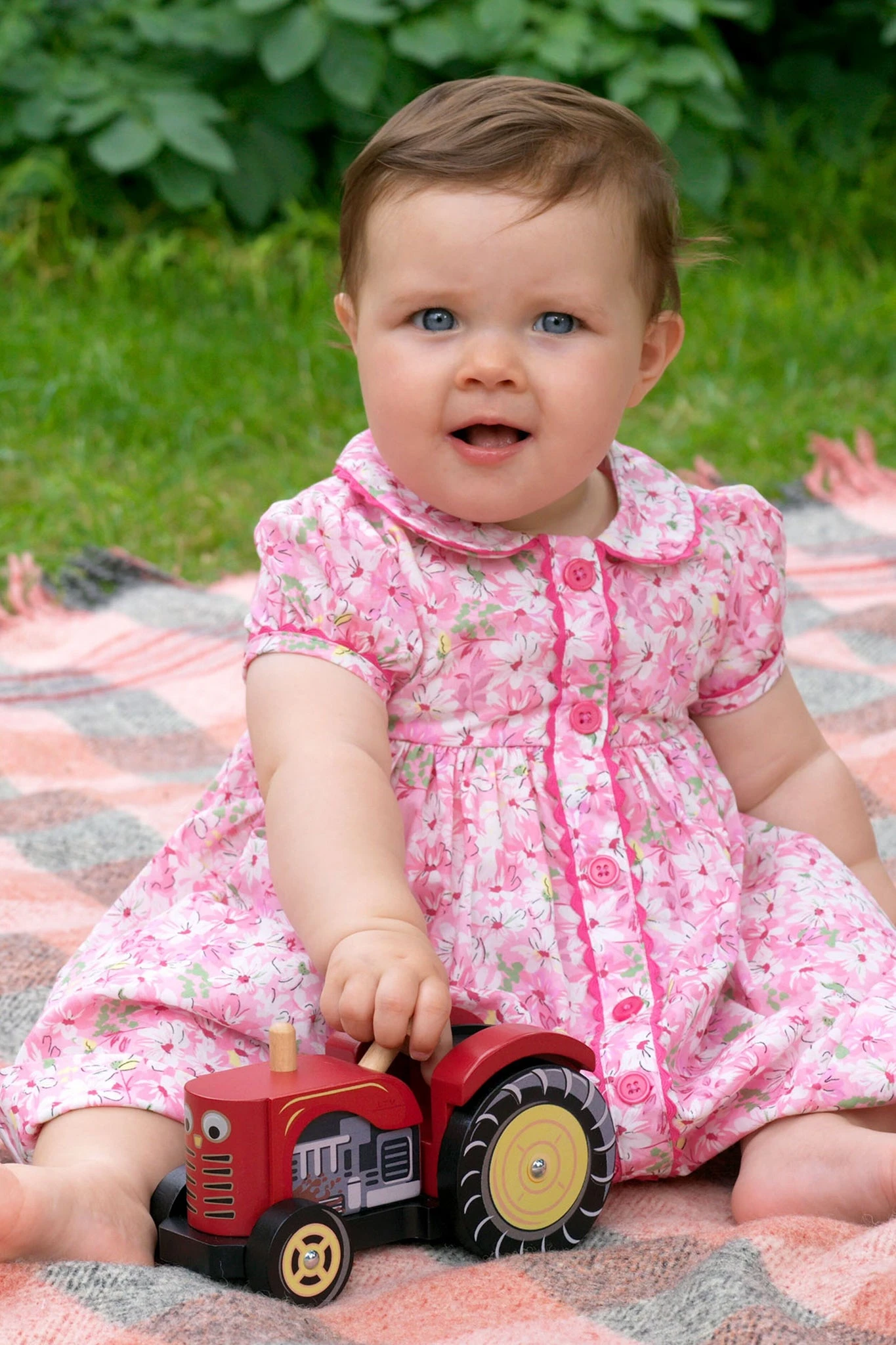 Daisy Button-Front Dress & Bloomers 2 Daisy Button-Front Dress & Bloomers - Image 2