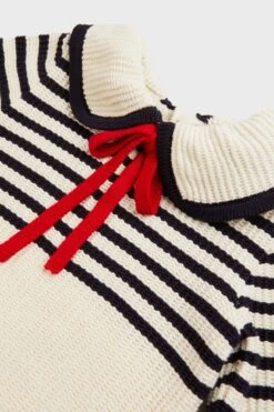 Mariner Collar Bold Stripe Jumper In White -Loeffler Randall Store 2oyPl9MlenHklSEVdiMoXSRPTDZR3wgr 1