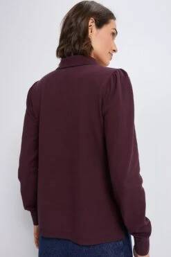 Winetasting Long Sleeve Pique Puff Sleeve Peggy Polo -Loeffler Randall Store 3B1Pr7nHme48osgMR2zcfltqc0JWzcm0 1