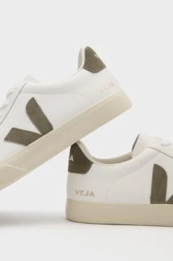 Veja Mens Extra White Kaki Campo Sneakers -Loeffler Randall Store 3Xo4TE8F5SFyu533U2Ccq7O6jKxGMSAY 1