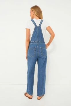 Paris Medium Wash Straight Leg Denim Overalls -Loeffler Randall Store 3lNhH1p7YIdVPzLGJqrlx7EIK5ztXzWv 1