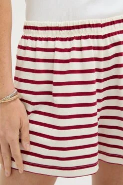 Red And Ivory Stripe Knit Olympia Short -Loeffler Randall Store 3p3wOVqNENPSemtiE9Ebgk8pVUQUXpjI 1