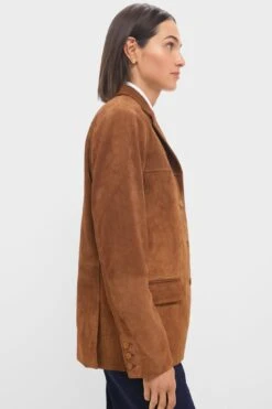 Staud Tan Natalie Suede Jacket -Loeffler Randall Store 3ty70nqAOgqjpj8H9VZkTLcJYnR0roB8 1