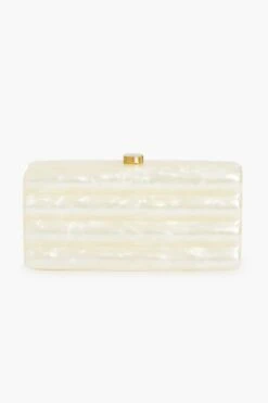 Cult Gaia Ivory Enid Clutch