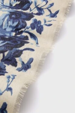 Slate Blue Fading Floral Silk Cashmere Blend Large Scarf 10 Slate Blue Fading Floral Silk Cashmere Blend Large Scarf -Loeffler Randall Store 4Fxcg2wS2KVJLRqdg1Gc6tNd4jbH89YA 1