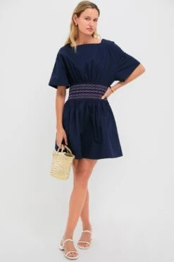 Staud Navy Amy Mini Dress 9 Staud Navy Amy Mini Dress -Loeffler Randall Store 4NfPjY07Qh0uP2DqGlSag3JdXSv8TtYy 1