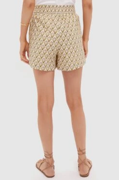 Beige Trellis Floral Jasmine Shorts -Loeffler Randall Store 4QD29hAZwdblD3bWRYKEqUS2Uq1oLHa1 1