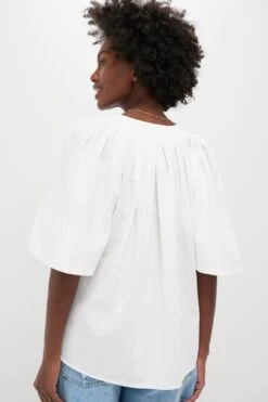 White Finley Flutter Sleeve Top -Loeffler Randall Store 4SYYu9DelgF8LtQdUY2VRRnfitfgxn08 1