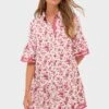 Pomegranate Bloom Rowe Dress