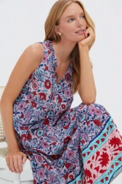 Mauve And Rose Wildflower Salty Paloma Caftan -Loeffler Randall Store 4oUrkTOphUJ5koYBY1LF6jmOLTjcB56P 1