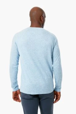Light Blue Heather Cloud Long Sleeve Henley -Loeffler Randall Store 4qYnp8XcNbgA2jDNOijMiVYCkAV6QW2e 1