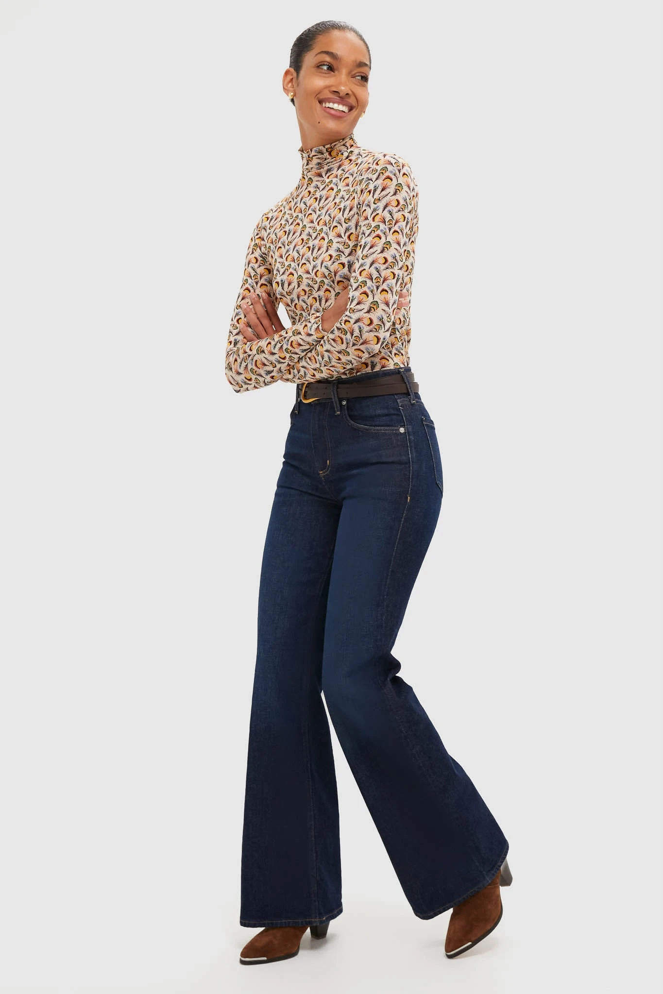 ULLA JOHNSON Swan Aurelia Jersey Long Sleeve Turtleneck Top 6 ULLA JOHNSON Swan Aurelia Jersey Long Sleeve Turtleneck Top - Image 6