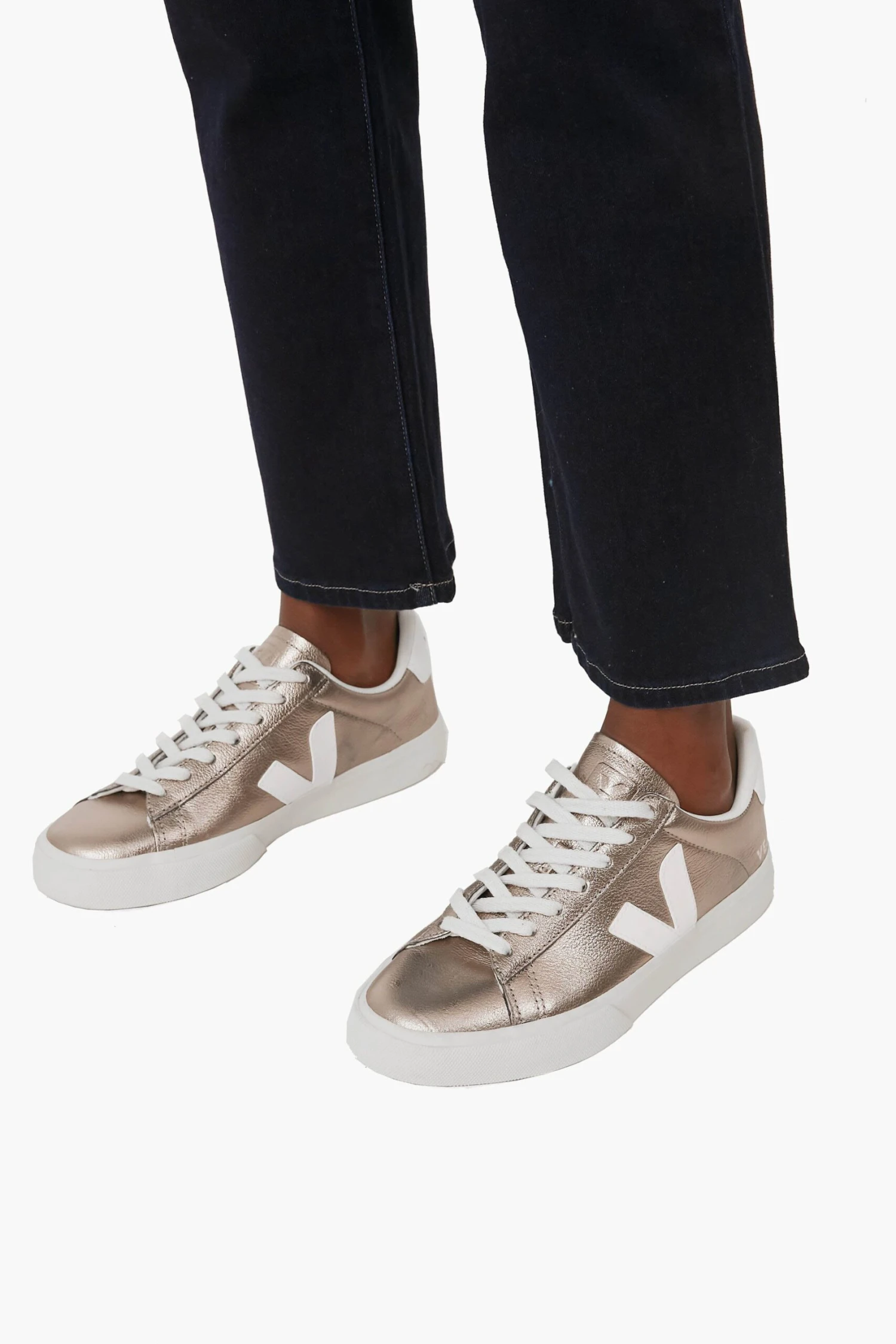 Veja Bronze White Campo Sneakers 3 Veja Bronze White Campo Sneakers - Image 3
