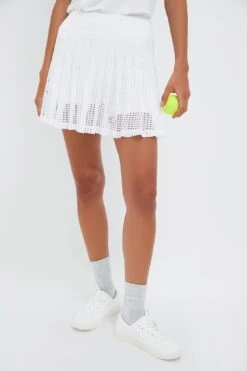 White Cane 15 Inch Williams Tennis Skirt