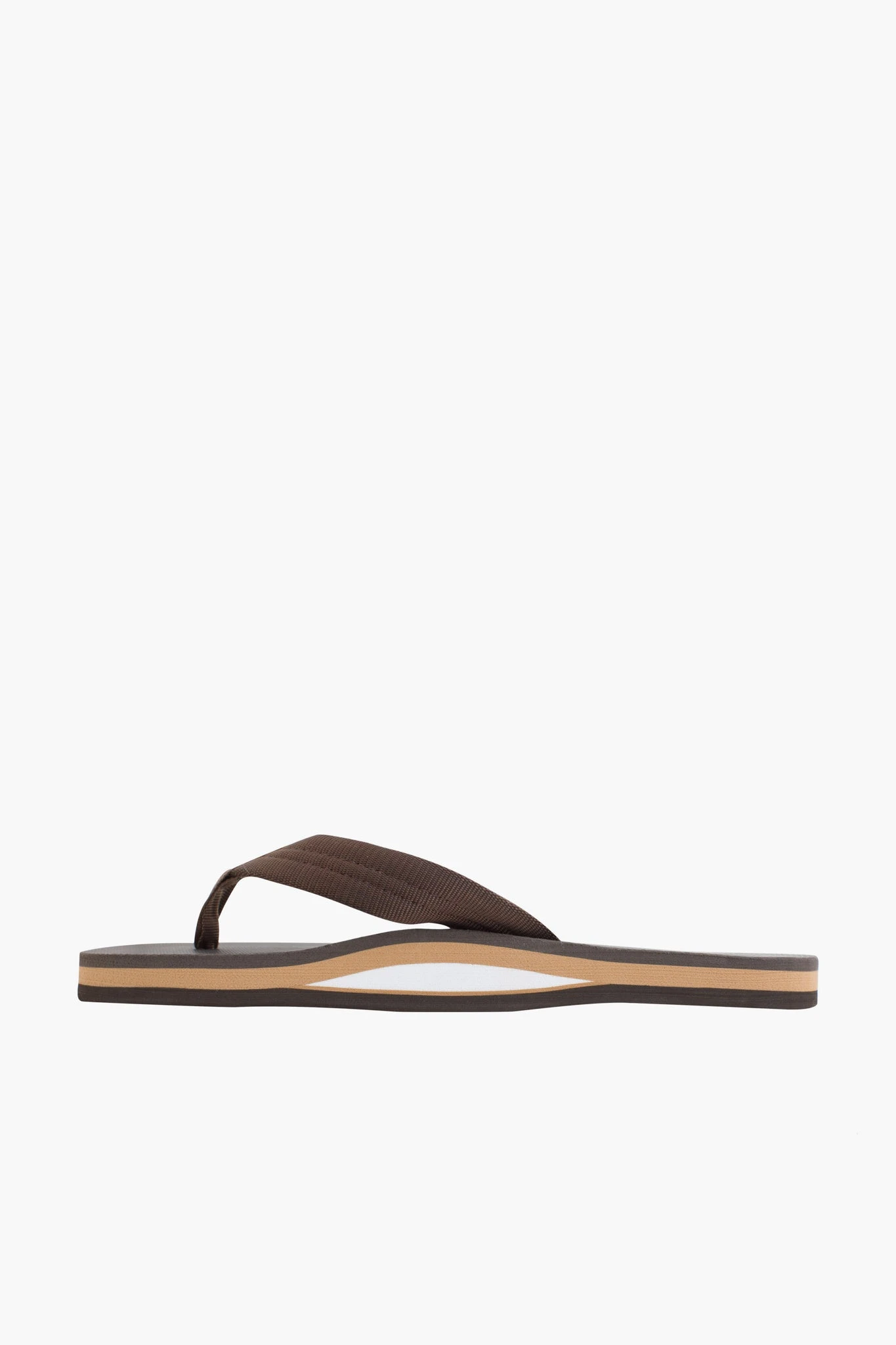 Brown Classic Rubber Single Layer Arch Support Sandal 4 Brown Classic Rubber Single Layer Arch Support Sandal - Image 4