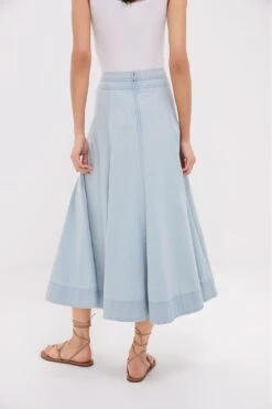 Light Wash Denim Brynn Skirt -Loeffler Randall Store 5tmSazHUFDnNzNbC2R8kQB2kDsnaaDd1 1