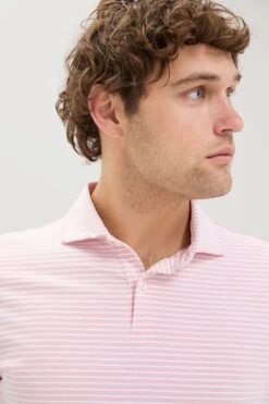 Peter Millar Pink Crepe Albatross Cotton Blend Pique Polo -Loeffler Randall Store 62VETXizuwZvIMDnAvF6QPZIyuDqLJWk 1
