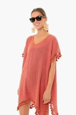 Coral Katie Caftan -Loeffler Randall Store 62bIvo5LzlPlwtIqqBZE1ByZU3Fwb1tG 1