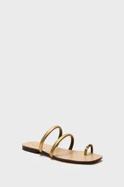 Gold Monica Capri Sandals