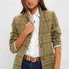 Sherwood Plaid Wool Herron Blazer