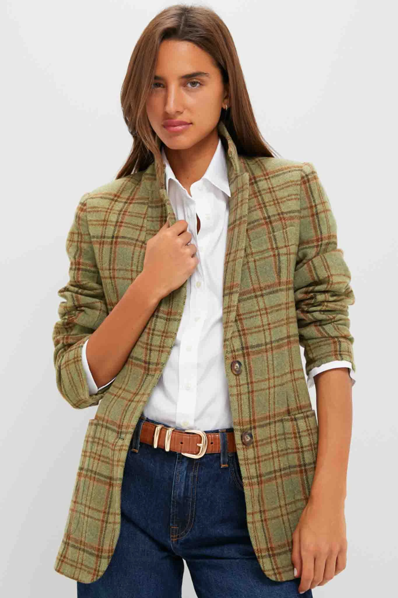 Sherwood Plaid Wool Herron Blazer 1 Sherwood Plaid Wool Herron Blazer