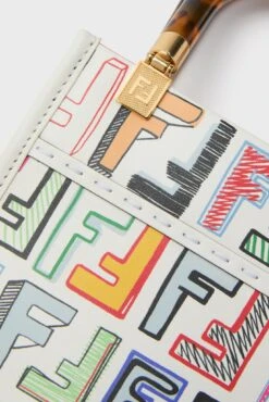 FENDI White Multicolor Leather Sunshine Shoulder Bag 10 FENDI White Multicolor Leather Sunshine Shoulder Bag -Loeffler Randall Store 6RbcLmdiiQjZ6M4CKAV7rvUCNs3JuDFG 1