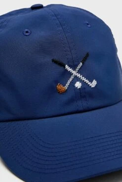 Navy Crossed Clubs Performance Needlepoint Hat -Loeffler Randall Store 6aVPnBM3zcT5F4qVpHU2vYxaQX5wae9p 1