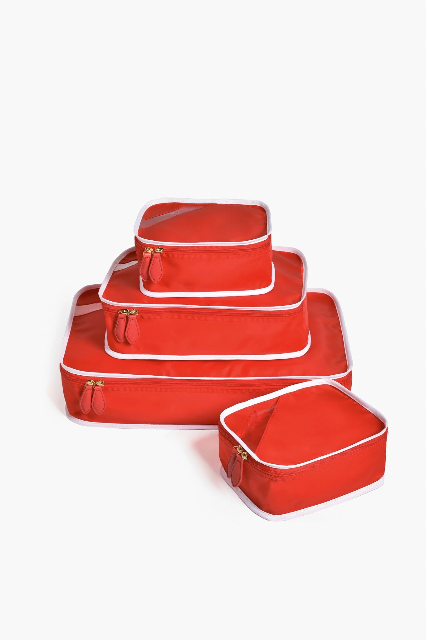 Paravel Bebop Red Packing Cube Quad 1 Paravel Bebop Red Packing Cube Quad