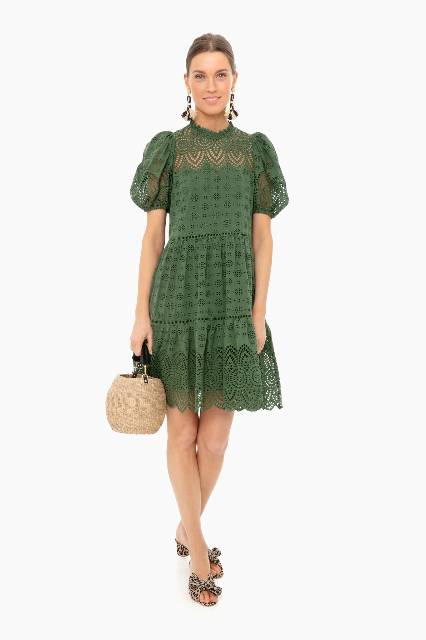 Loeffler Randall Leopard Emilia Pleated Knot Mules 3 Loeffler Randall Leopard Emilia Pleated Knot Mules - Image 3