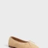 Mansur Gavriel Natural Raffia Dream Ballerina