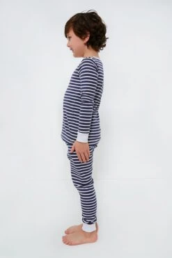 Navy Stripe Pajama Set -Loeffler Randall Store 6jyekXW1lHlmZhNMpjCzZqc1CfRhrcMh 1