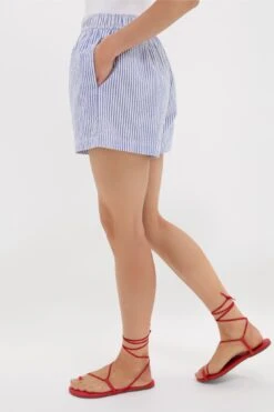 Blue Stripe Seersucker Raven Short -Loeffler Randall Store 6snP1WWoiGFbyuhuaAHqKIDz0rBE6l3i 1