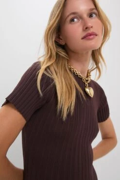 Chocolate Knit Murphy Swing Midi Dress -Loeffler Randall Store 708hRYWlag6bVZvmsS9SO7YM7J81rGAN 1