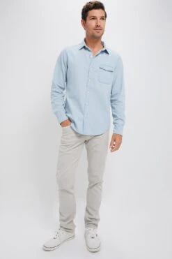 Light Blue Washed Denim Shirt 13 Light Blue Washed Denim Shirt -Loeffler Randall Store 7JZceTBDIAjqxDvrxEjxClgZ5XvMzk9Z 1